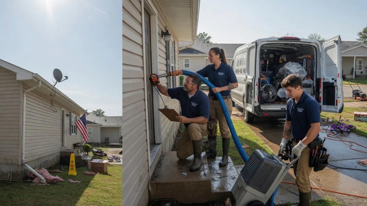 Ceiling Water Damage Restoration in Eunice, NM near me